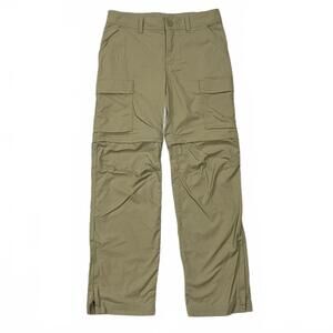 REI Co-op Kids Brown Nylon Hiking Convertible Cargo Pants Size Medium 10-12